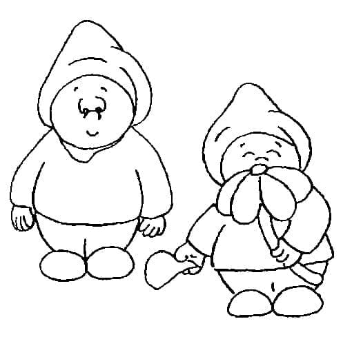 Free printable Gnome coloring page #204832 from Characters collection