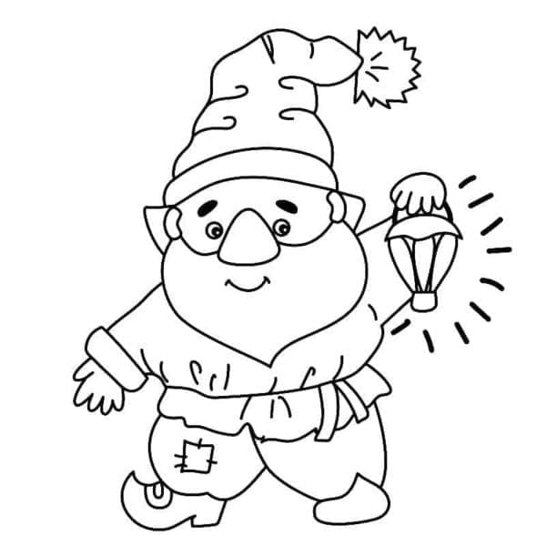 Free printable Gnome coloring page #204833 from Characters collection