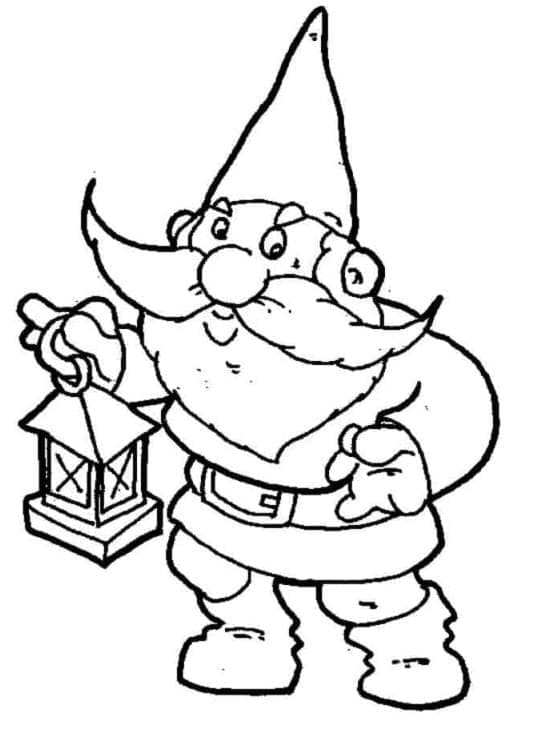 Free printable Gnome coloring page #204835 from Characters collection