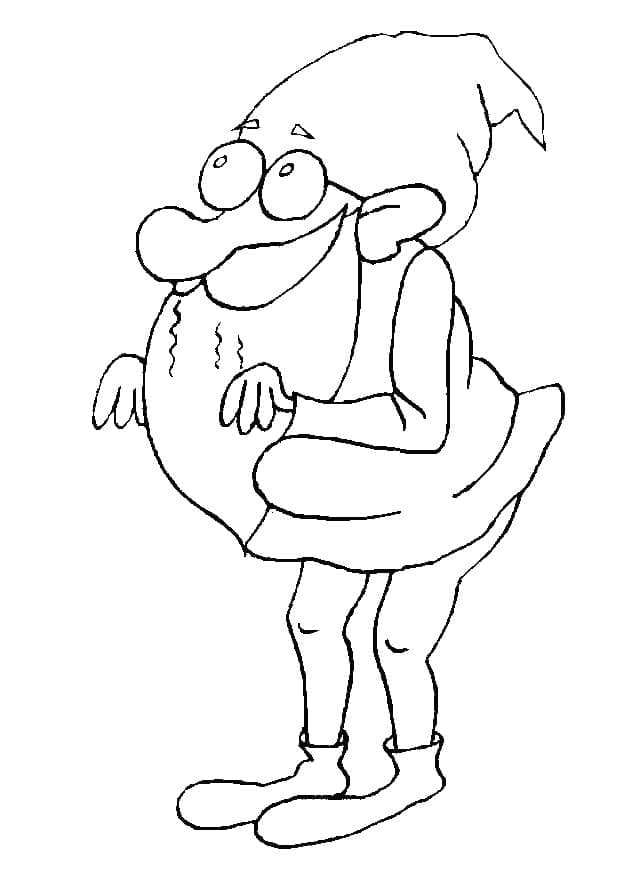 Free printable Gnome coloring page #204841 from Characters collection
