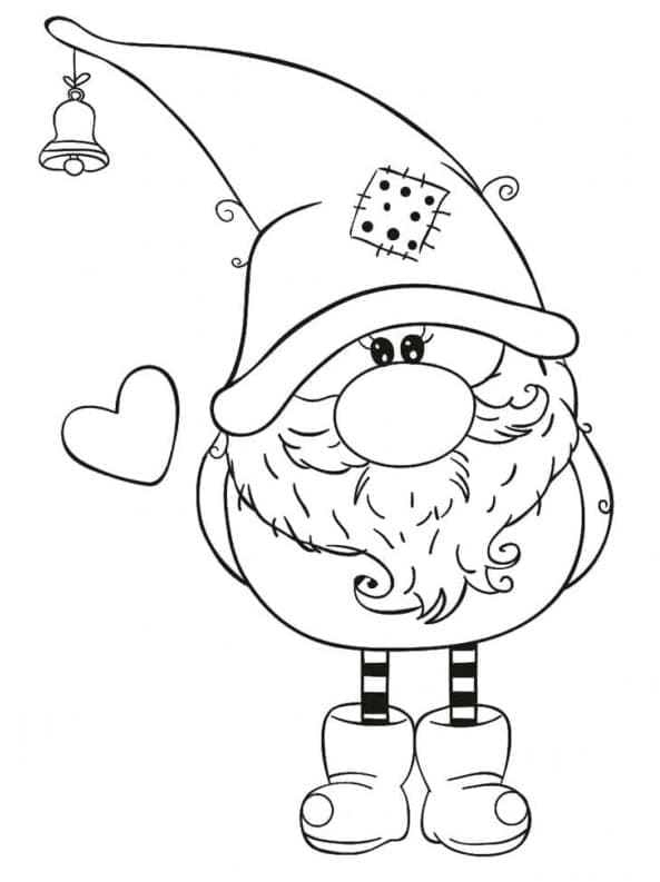 Free printable Gnome coloring page #204851 from Characters collection