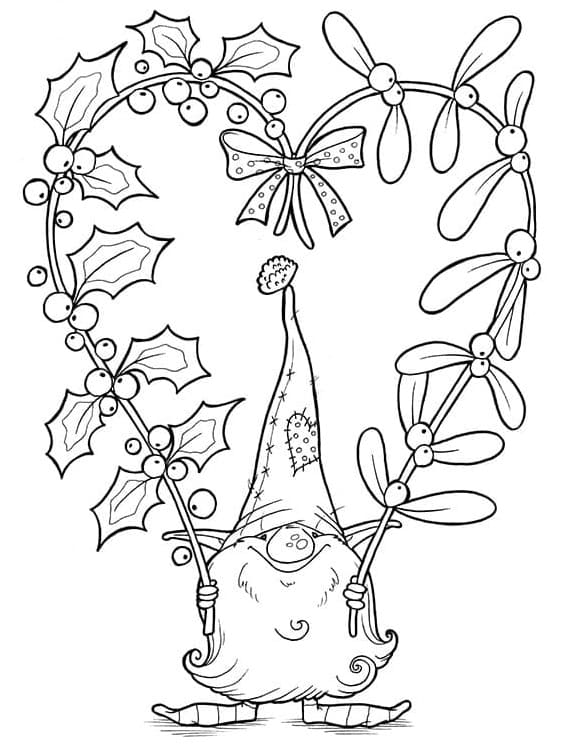 Free printable Gnome coloring page #204869 from Characters collection