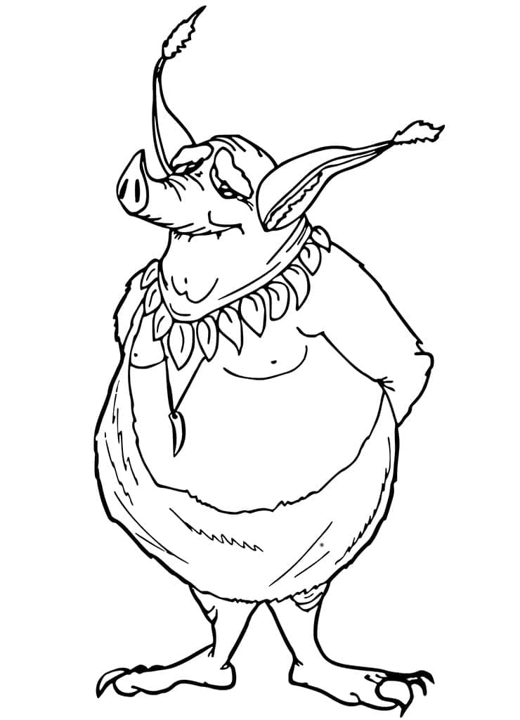 Coloring page: Goblin (Characters) #204027 - Free Printable Coloring Pages