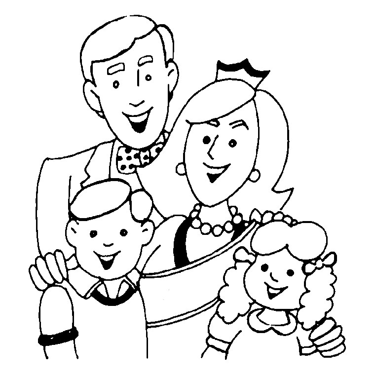 Coloring page: Grandparents (Characters) #150631 - Free Printable Coloring Pages