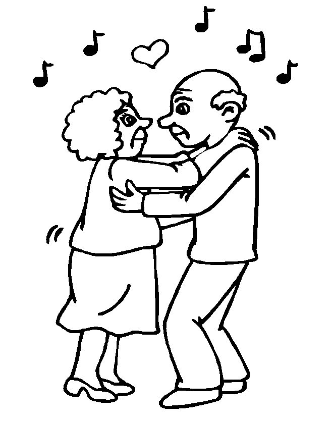 Coloring page: Grandparents (Characters) #150646 - Free Printable Coloring Pages