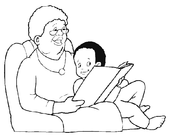 Coloring page: Grandparents (Characters) #150647 - Free Printable Coloring Pages