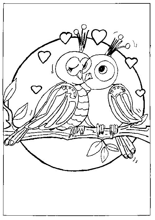 Coloring page: In Love (Characters) #88505 - Printable coloring pages