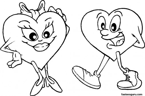 Coloring page: In Love (Characters) #88512 - Free Printable Coloring Pages