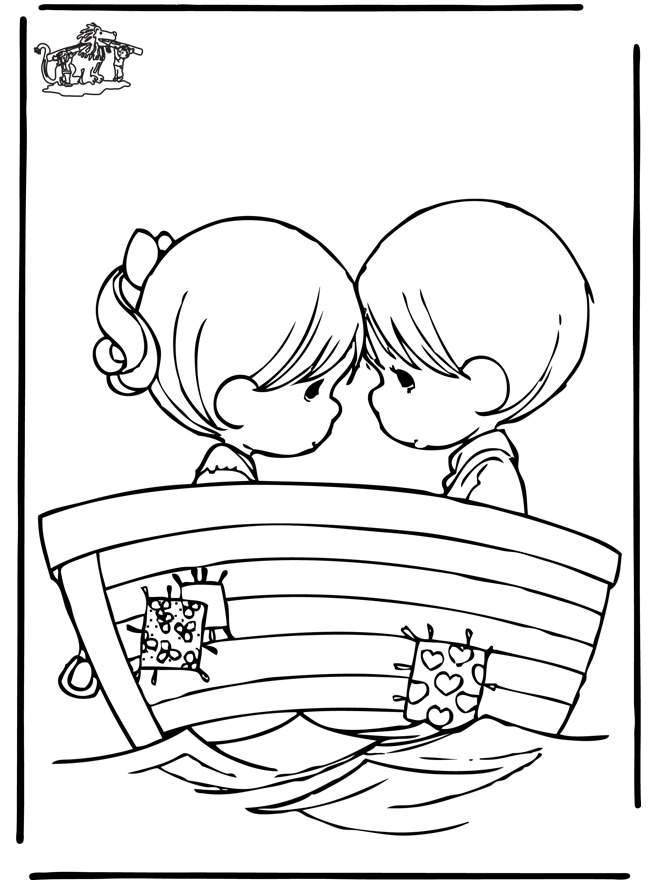 Coloring page: In Love (Characters) #88542 - Printable coloring pages