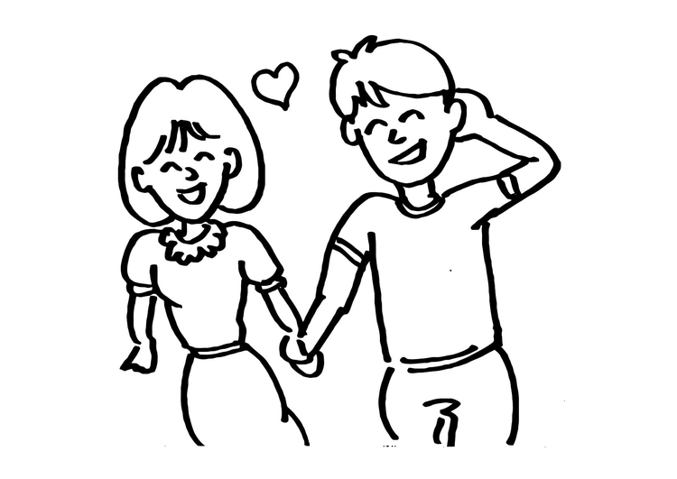Coloring page: In Love (Characters) #88544 - Free Printable Coloring Pages