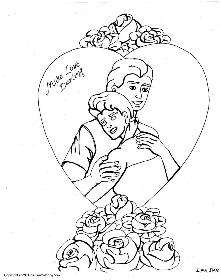 Coloring page: In Love (Characters) #88565 - Printable coloring pages