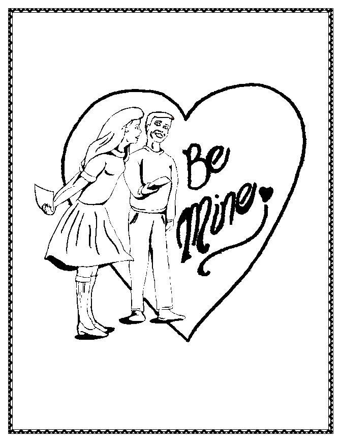 Coloring page: In Love (Characters) #88631 - Printable coloring pages