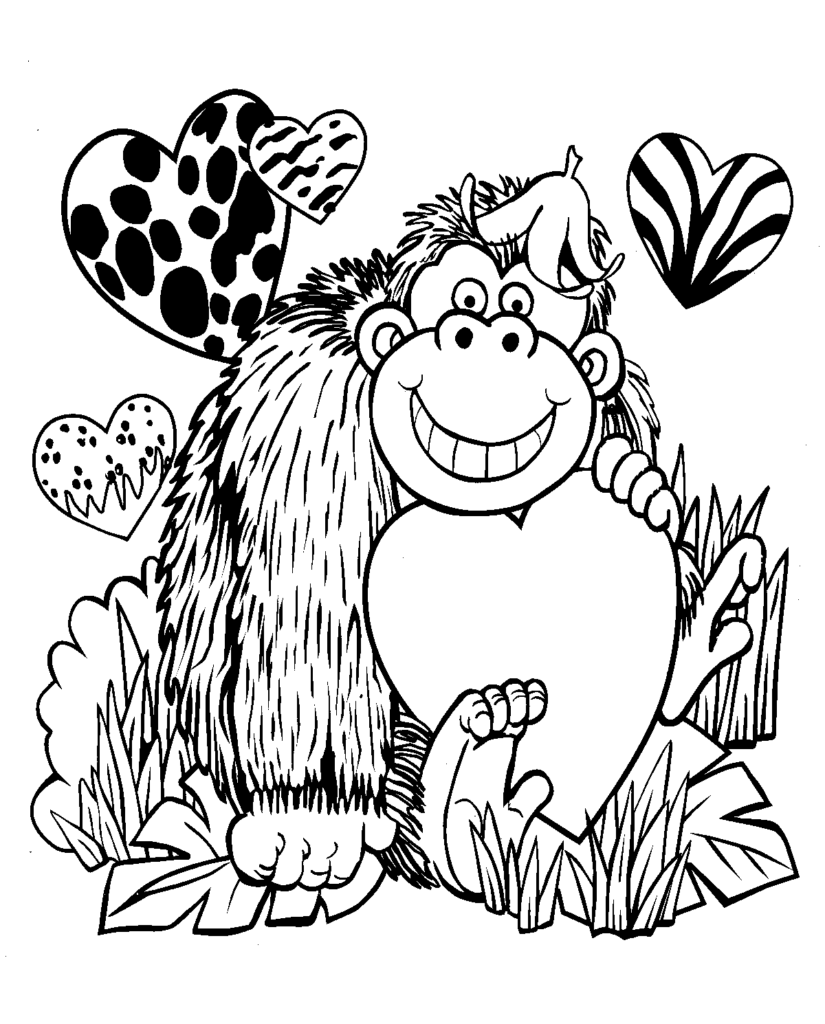 Coloring page: In Love (Characters) #88648 - Free Printable Coloring Pages