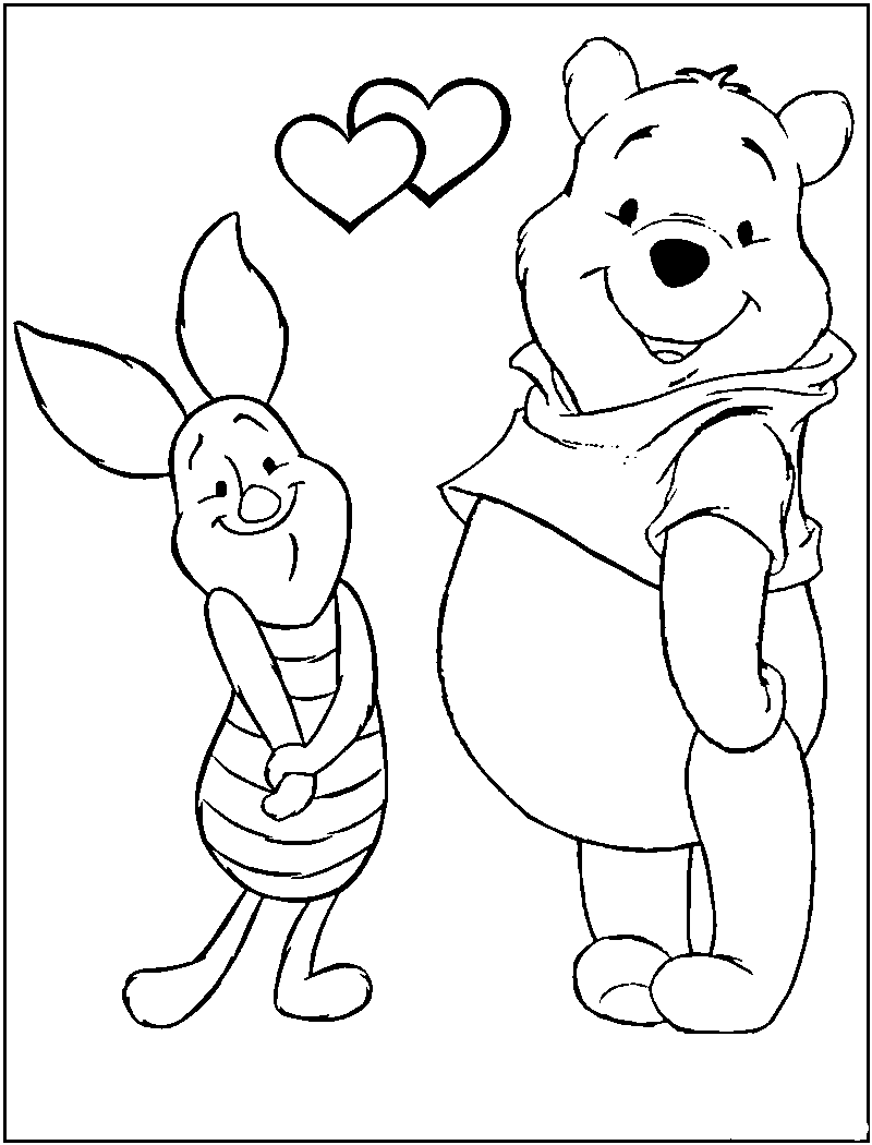 Drawing In Love 20 Characters – Printable coloring pages