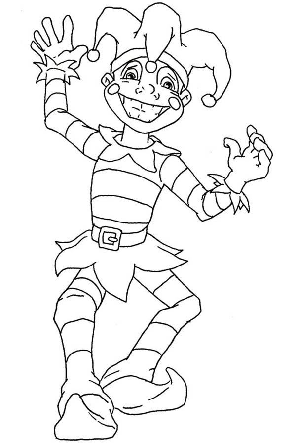 Coloring page: Jester (Characters) #148668 - Free Printable Coloring Pages