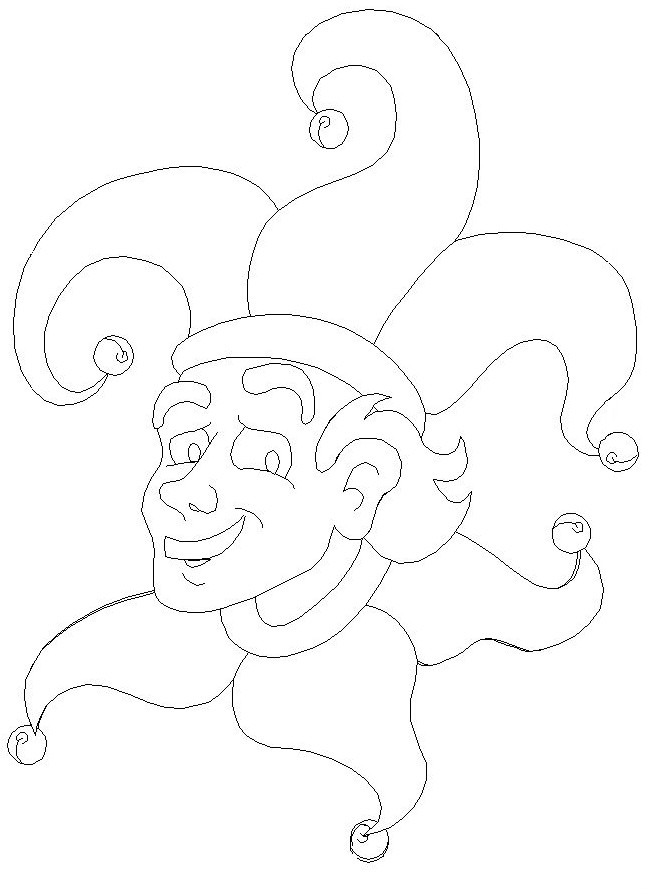 Coloring page: Jester (Characters) #148891 - Free Printable Coloring Pages