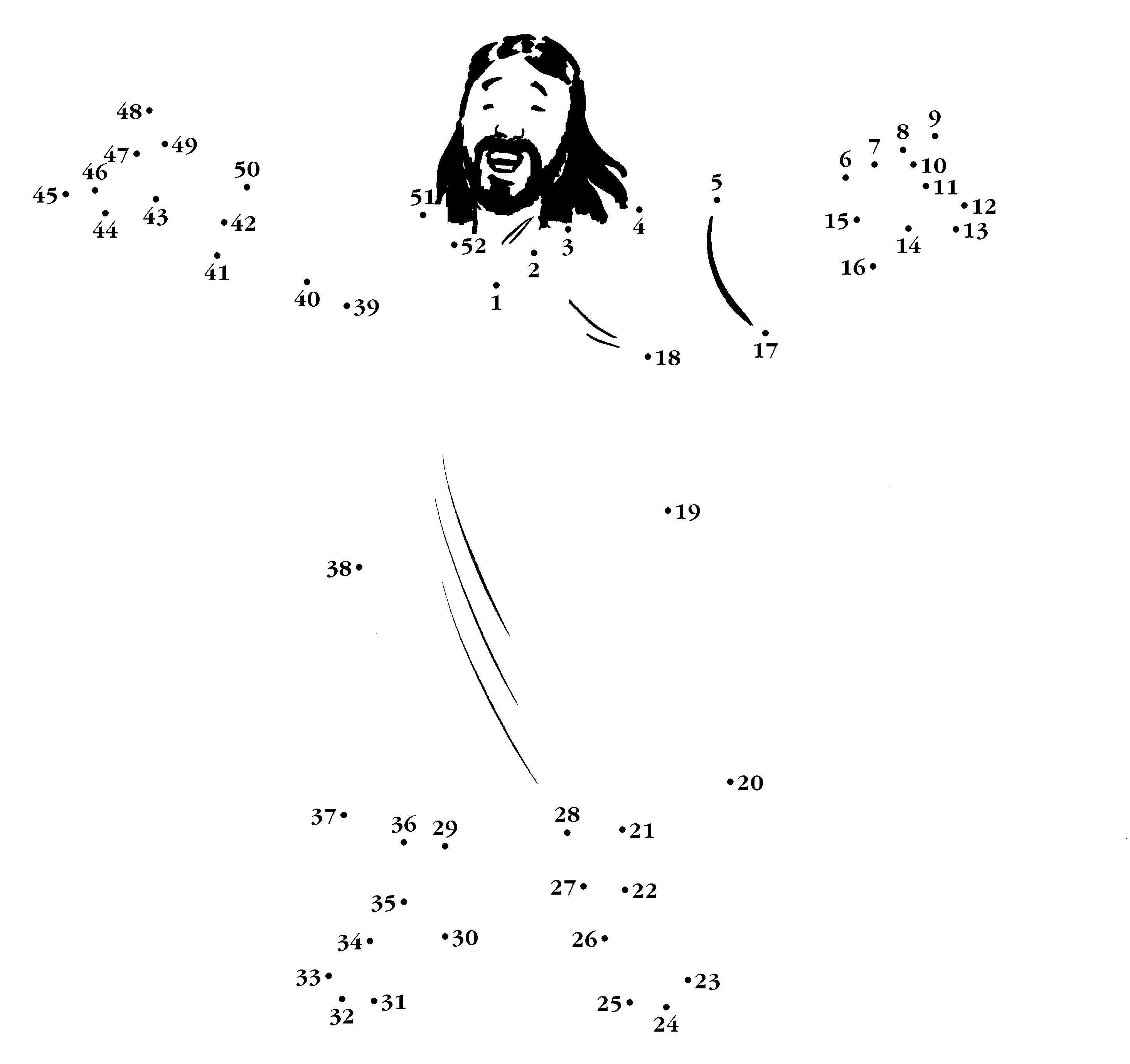 Coloring page: Jesus (Characters) #98878 - Free Printable Coloring Pages