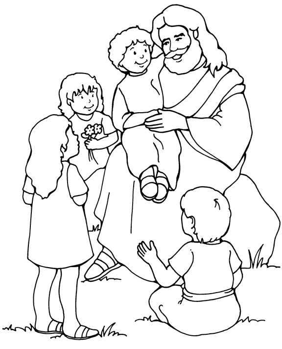 jesus printable coloring pages