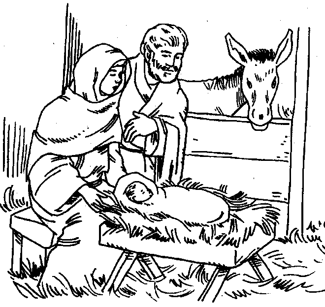 birth of jesus christ coloring pages