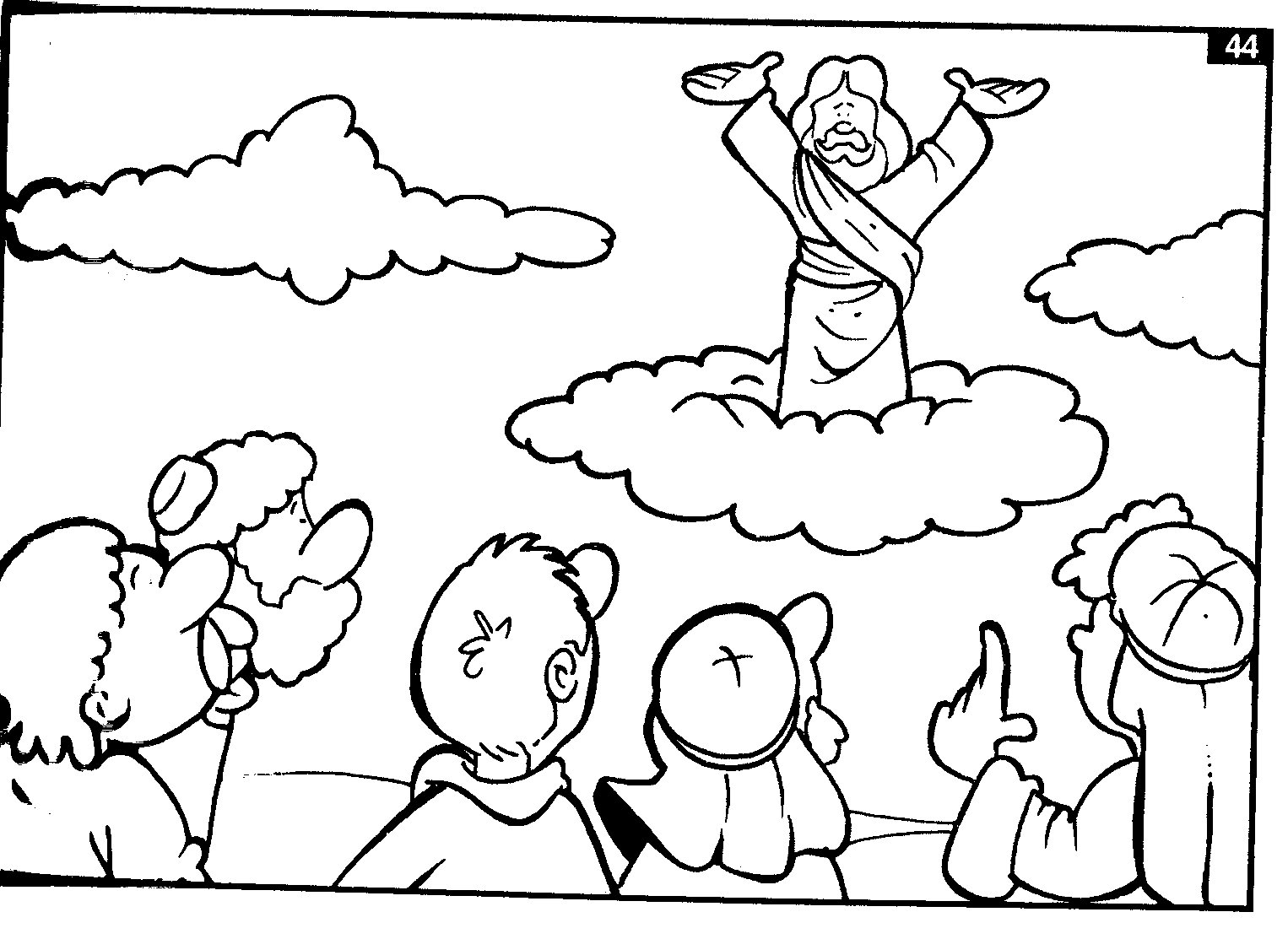 Coloring page: Jesus (Characters) #98897 - Printable coloring pages