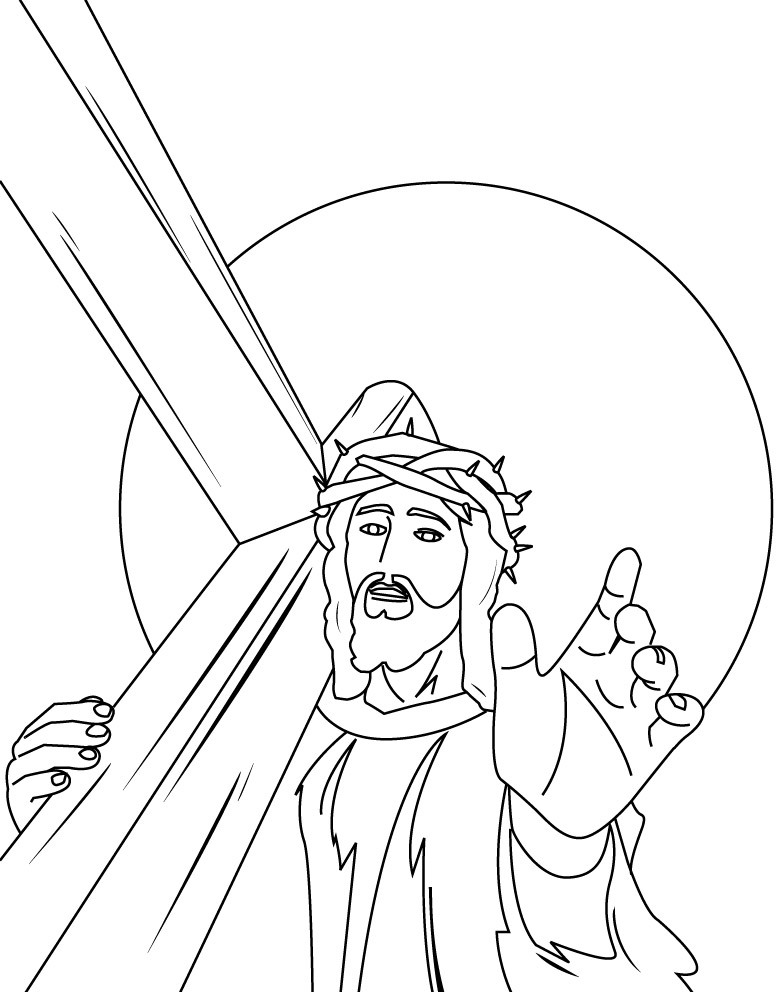 Coloring page: Jesus (Characters) #98902 - Free Printable Coloring Pages