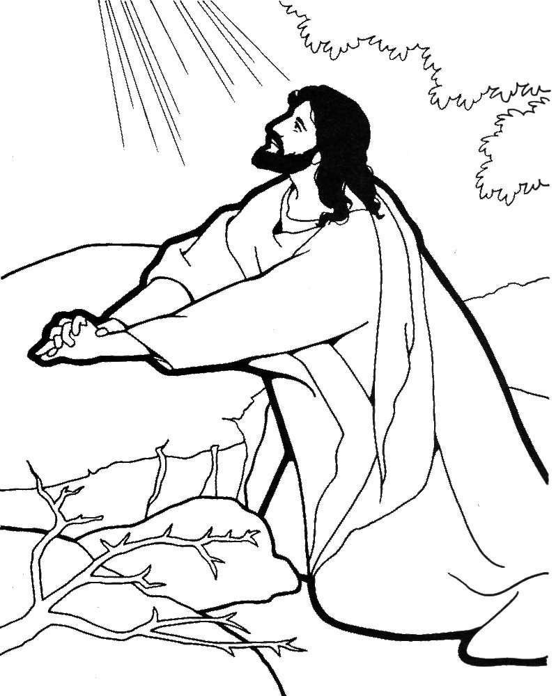 Coloring page: Jesus (Characters) #98917 - Printable coloring pages