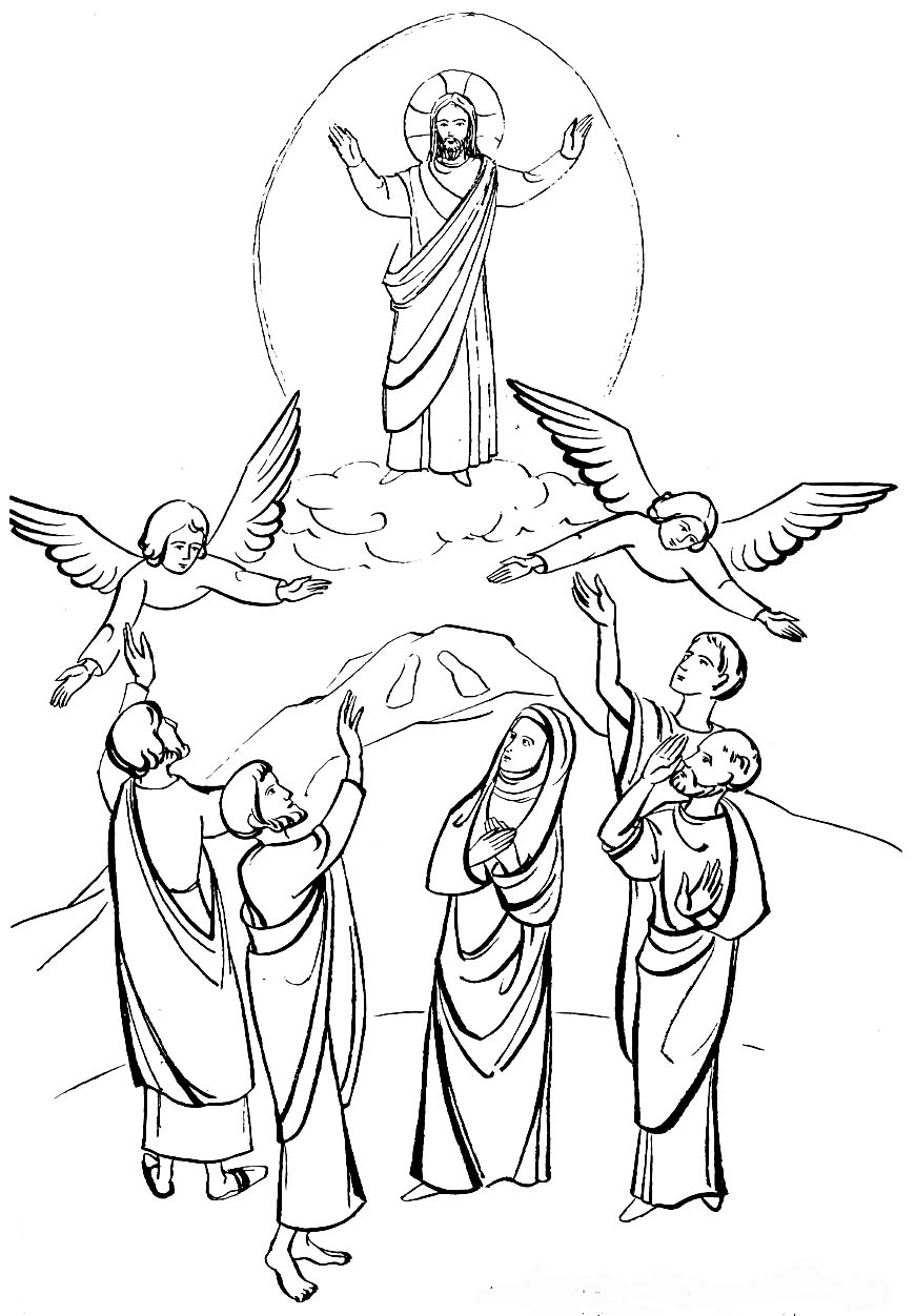 Drawing Jesus #98944 (Characters) – Printable coloring pages