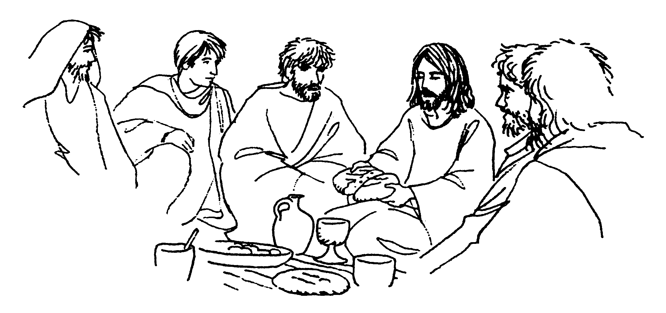 Раскраска апостолы Иисуса Христа