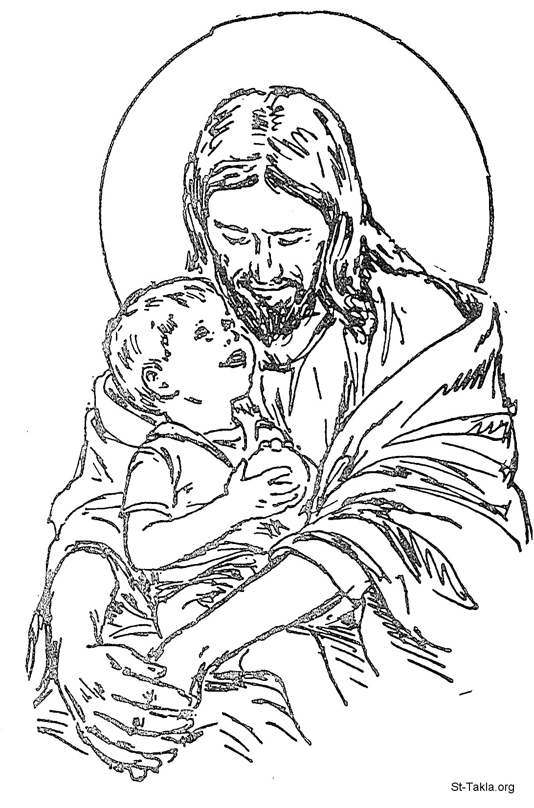 Drawing Jesus 20 Characters – Printable coloring pages