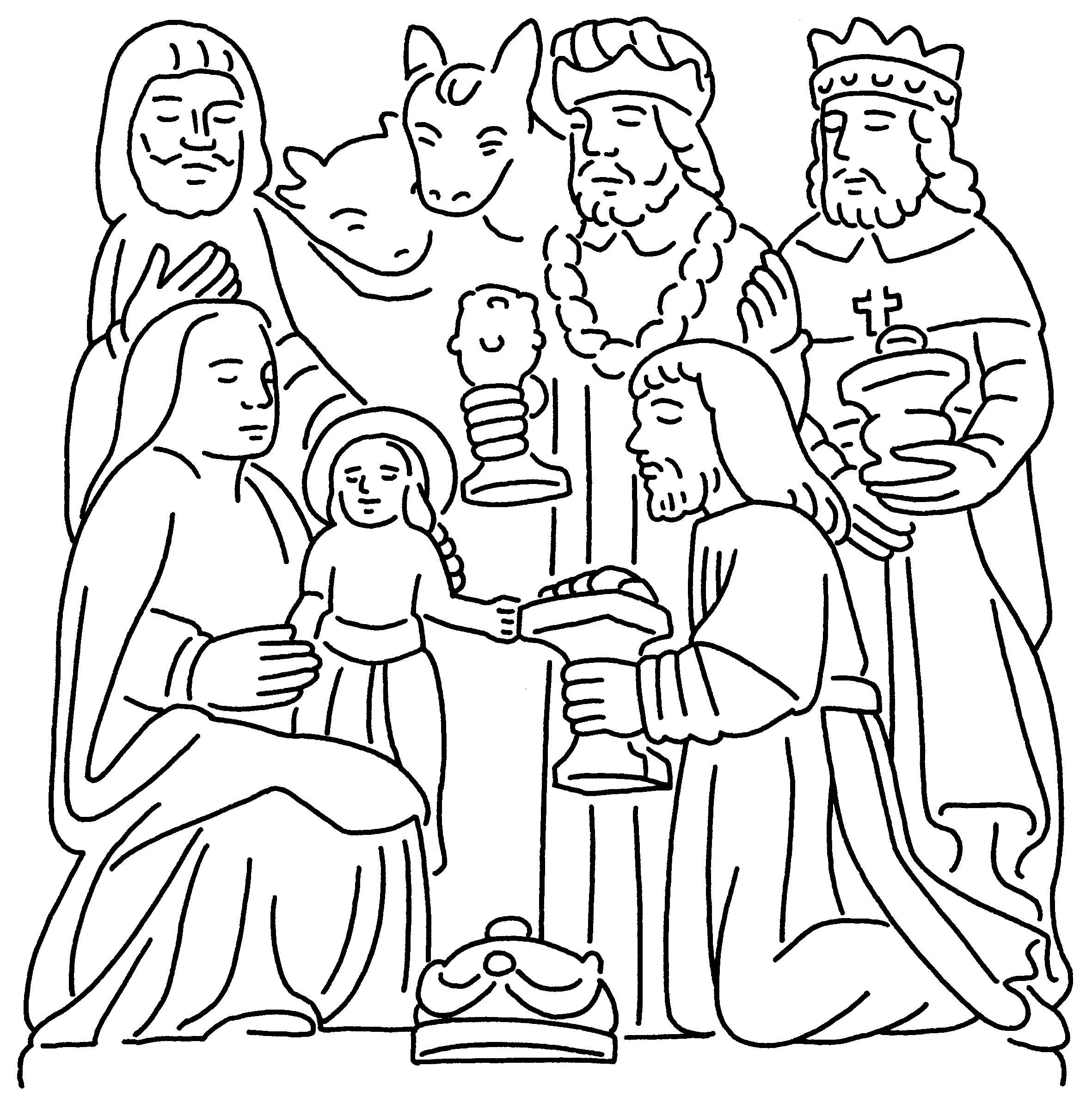 Coloring page: Jesus (Characters) #98980 - Free Printable Coloring Pages