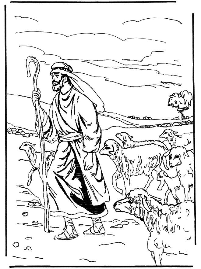 Coloring page: Jesus (Characters) #99014 - Free Printable Coloring Pages