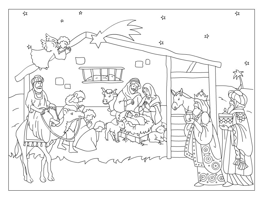 Coloring page: Jesus (Characters) #99039 - Free Printable Coloring Pages