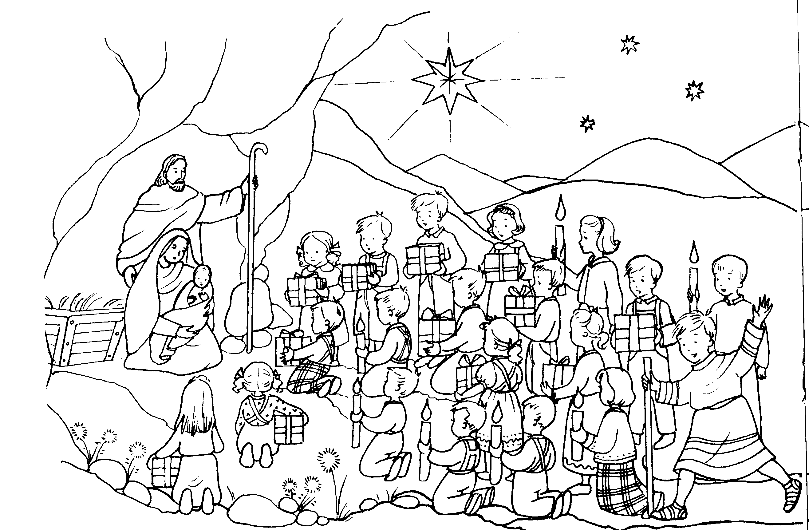 Coloring page: Jesus (Characters) #99046 - Free Printable Coloring Pages