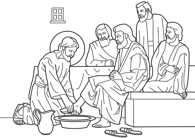 Coloring page: Jesus (Characters) #99067 - Free Printable Coloring Pages