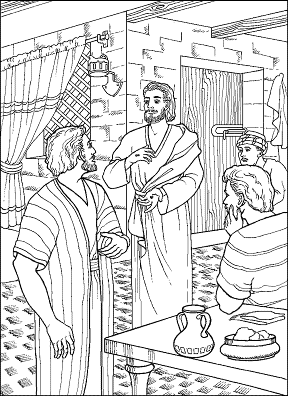 Coloring page: Jesus (Characters) #99093 - Free Printable Coloring Pages