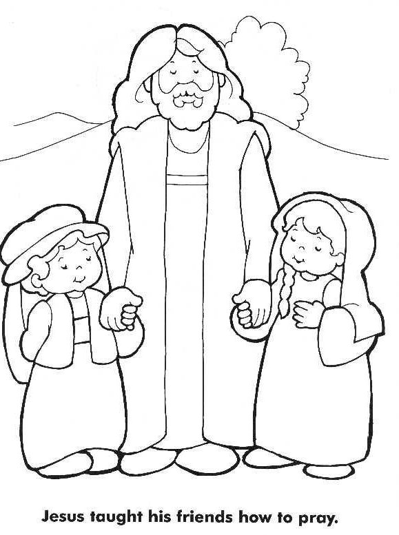 Coloring page: Jesus (Characters) #99095 - Free Printable Coloring Pages
