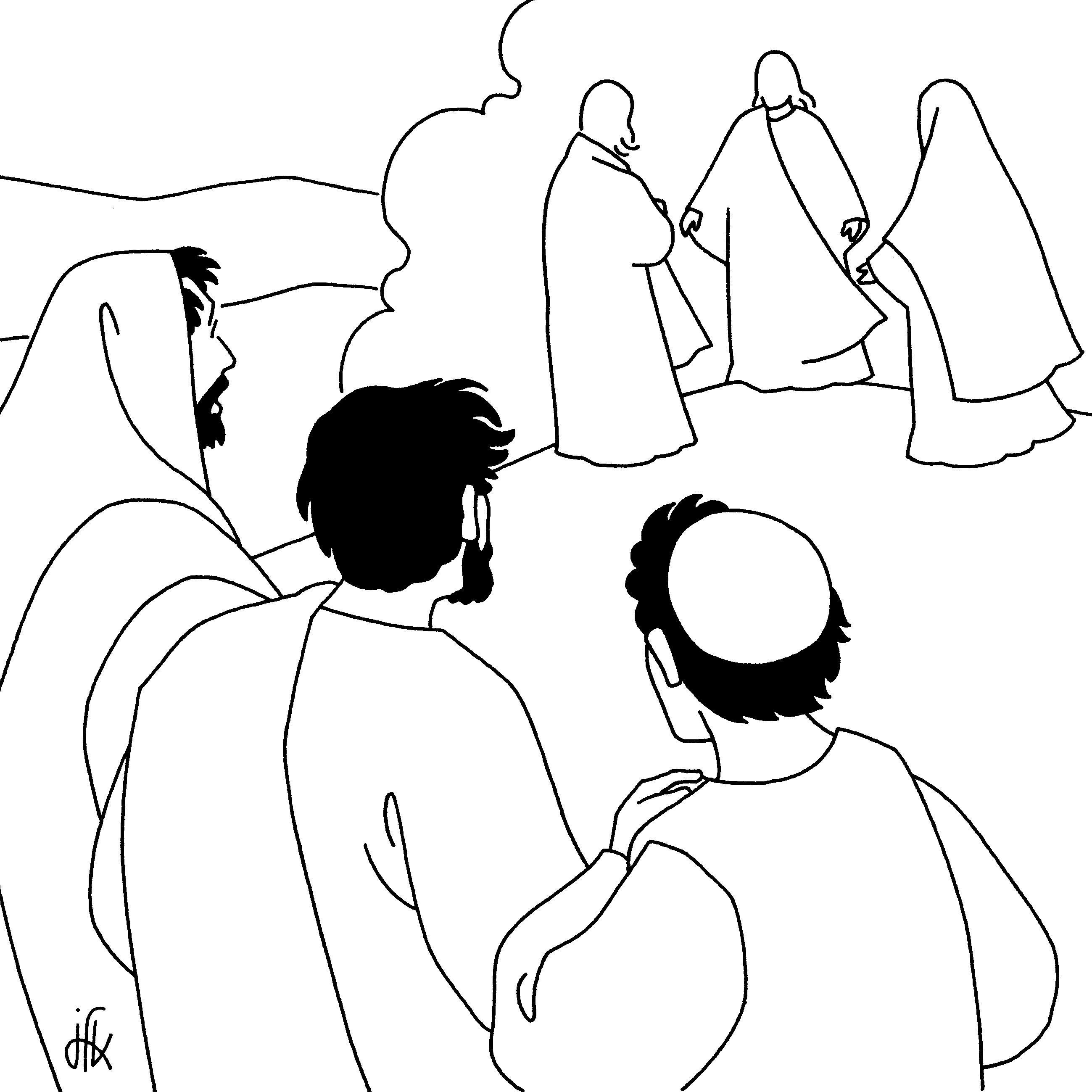Coloring page: Jesus (Characters) #99122 - Free Printable Coloring Pages