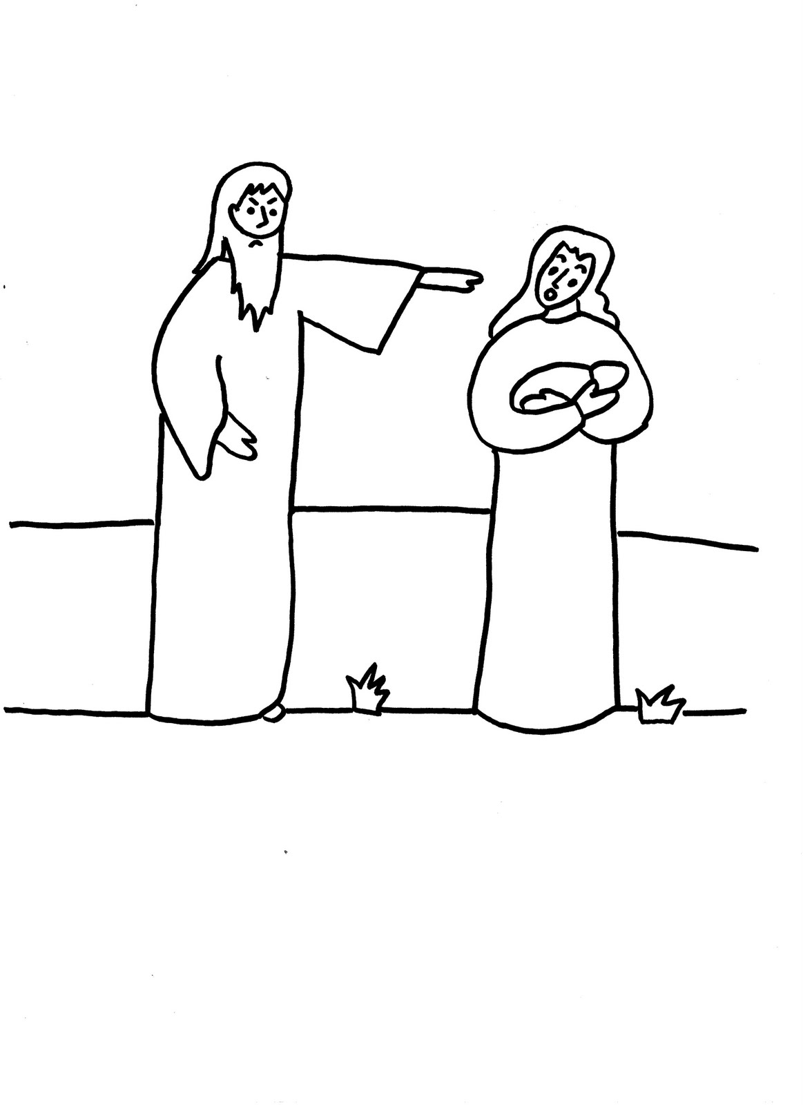 Coloring page: Jesus (Characters) #99129 - Free Printable Coloring Pages