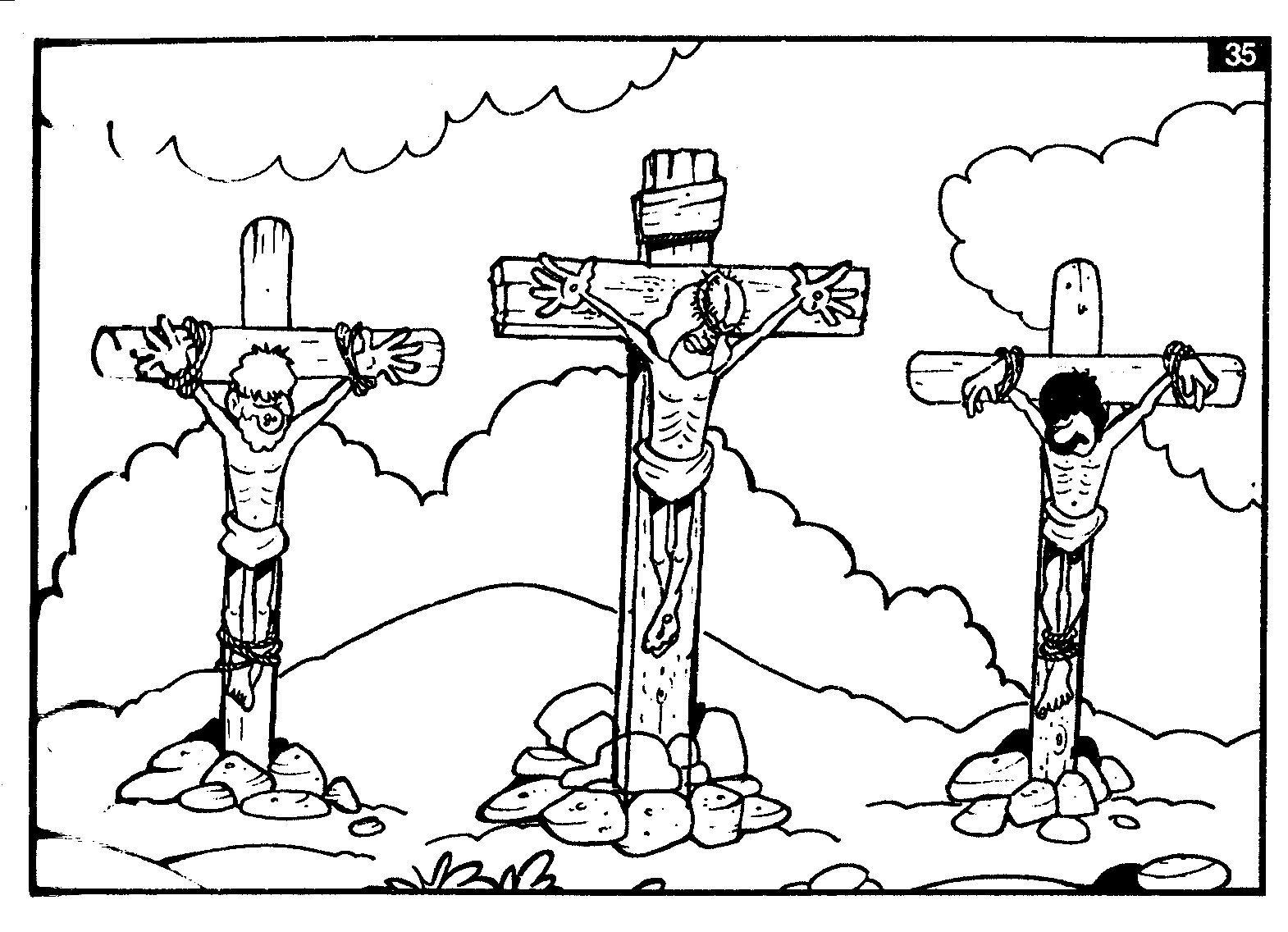 Coloring page: Jesus (Characters) #99198 - Printable coloring pages