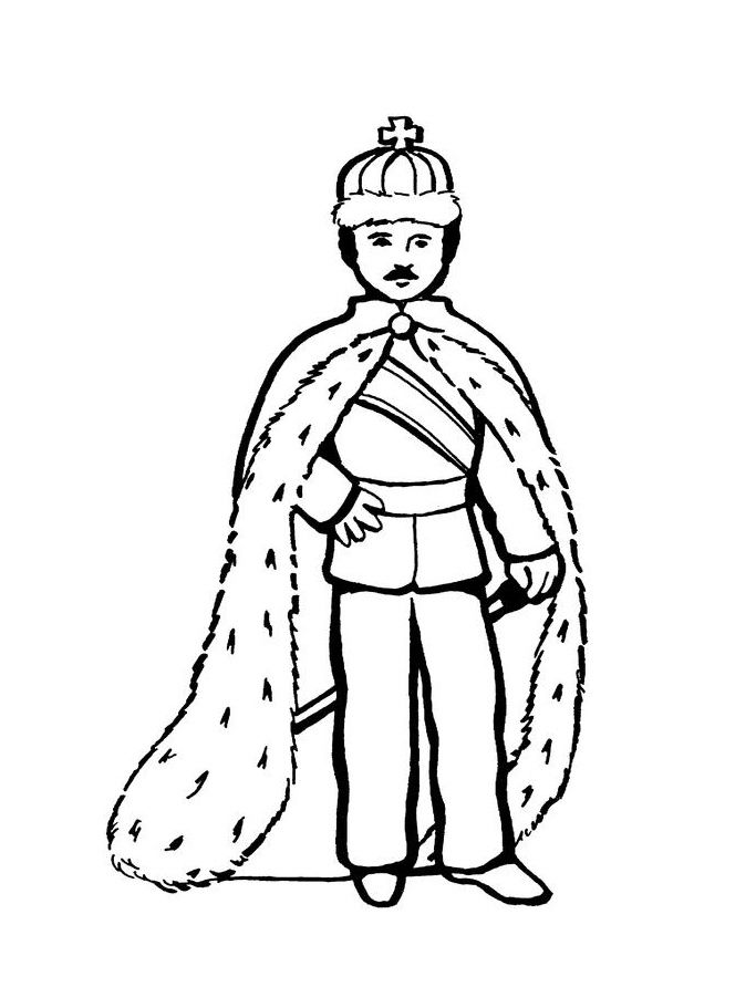 Coloring page: King (Characters) #106913 - Free Printable Coloring Pages