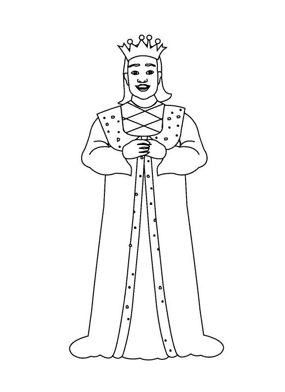 Coloring page: King (Characters) #106914 - Free Printable Coloring Pages