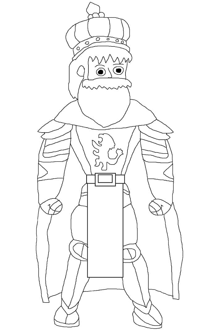 Free printable King coloring page #186241 from Characters collection