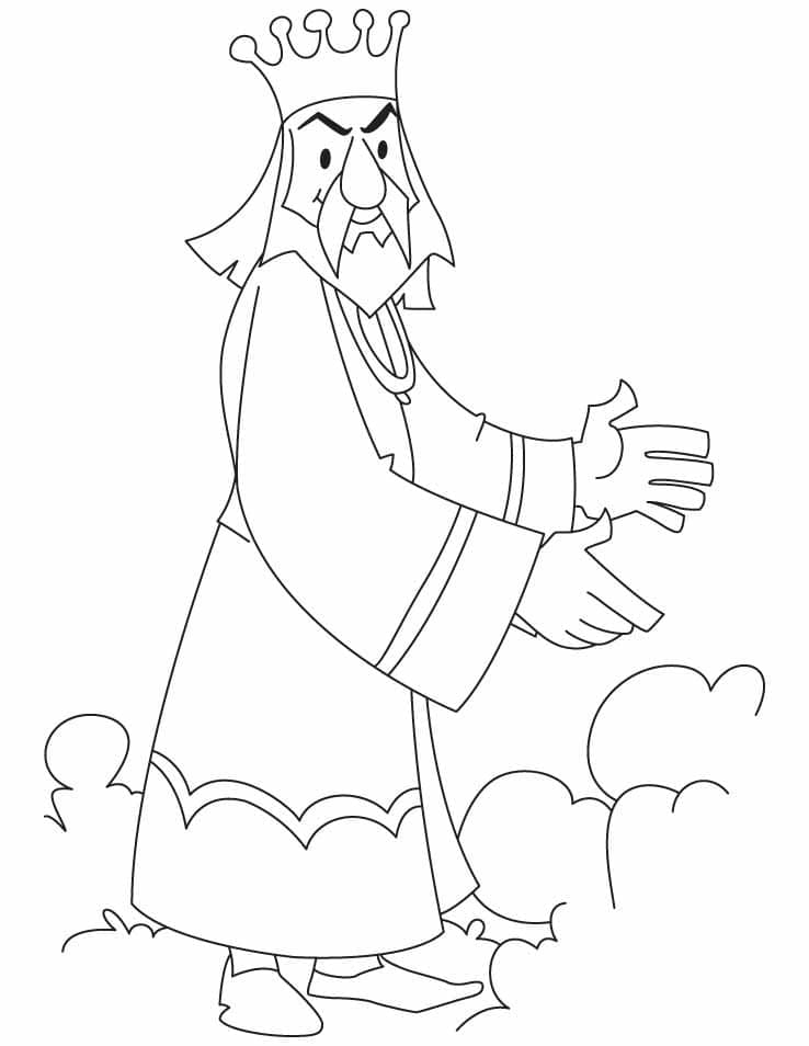 Free printable King coloring page #186254 from Characters collection