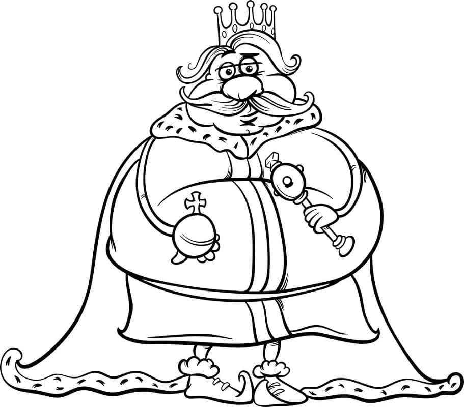 Free printable King coloring page #186261 from Characters collection