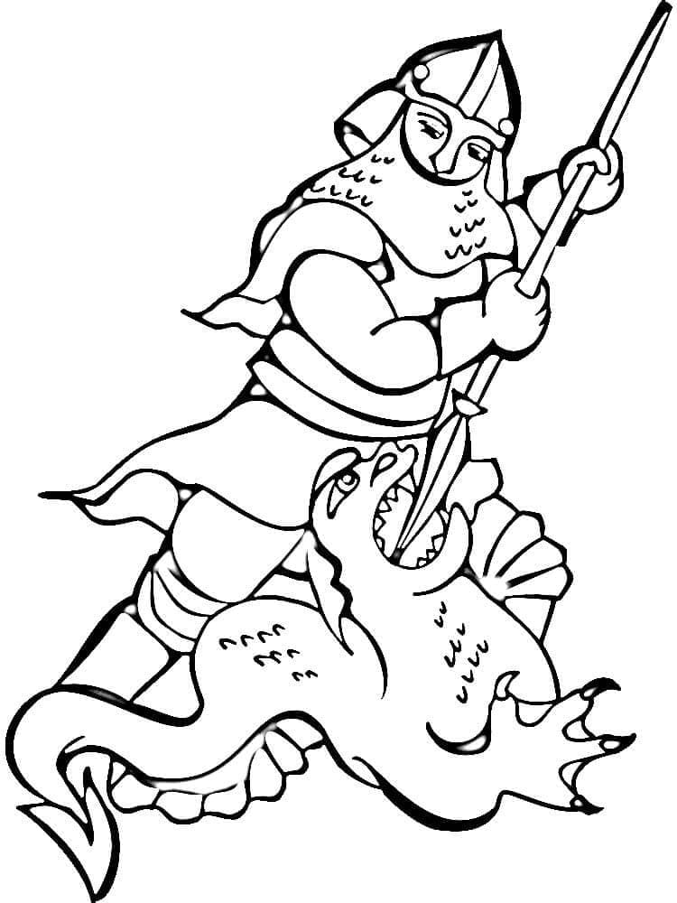 Free printable Knight coloring page #183375 from Characters collection