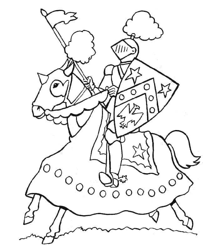 Coloring page: Knight (Characters) #86893 - Free Printable Coloring Pages