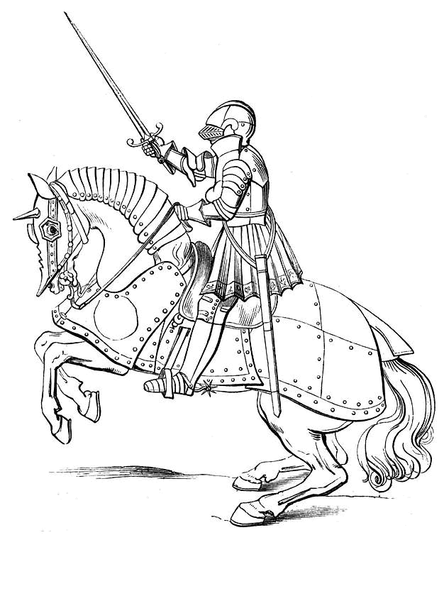 Coloring page: Knight (Characters) #86894 - Free Printable Coloring Pages