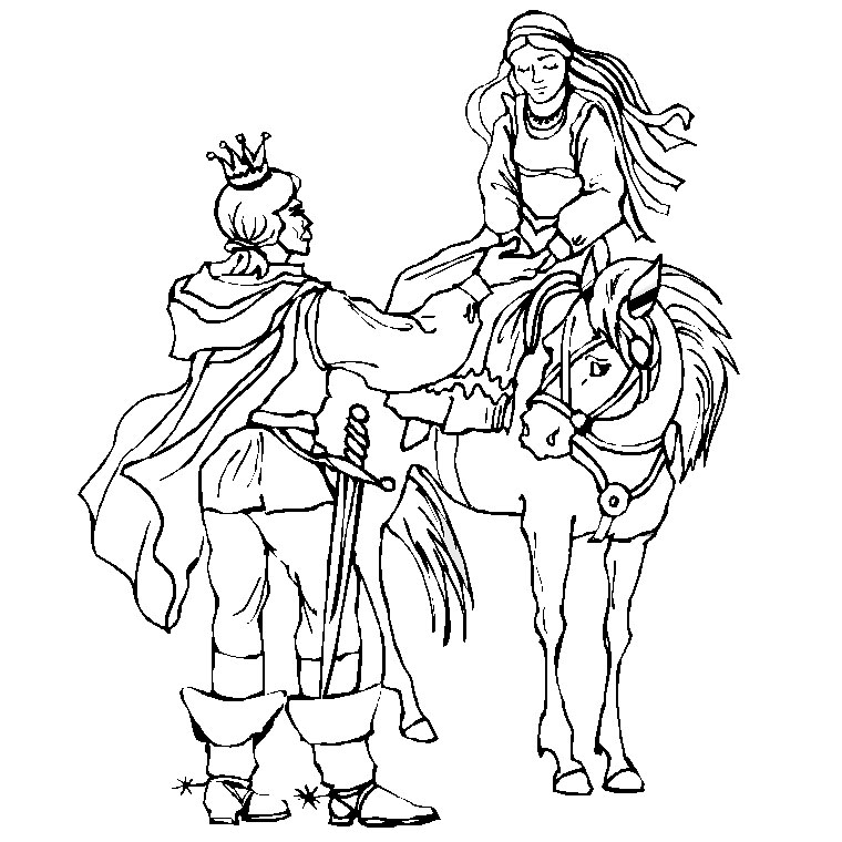 Coloring page: Knight (Characters) #86910 - Free Printable Coloring Pages