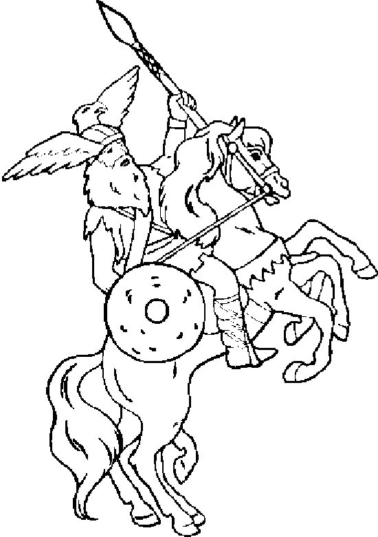 Coloring page: Knight (Characters) #86957 - Free Printable Coloring Pages