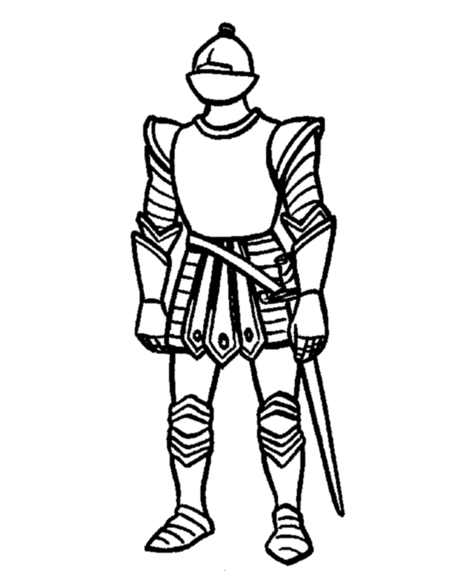 Coloring page: Knight (Characters) #86959 - Free Printable Coloring Pages